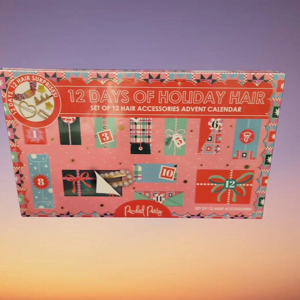 12 Days of Holiday Hair Accessories Advent Calendar